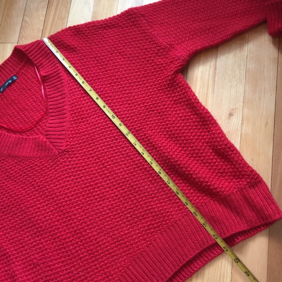 Zara red oversized slouchy sweater Small - Picture 2 of 6